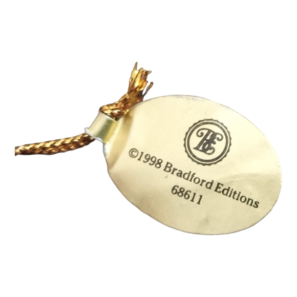 Anna's Hummingbird Christmas Ornament Bradford Exchange Lena Liu 1998 Bird Flora - Picture 12 of 12